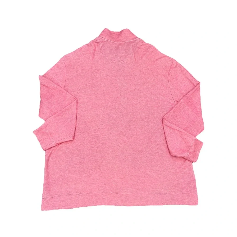 Vineyard Vines Saltwater 1/4 Zip Pullover Mens 4XB Sailor Red Pima Cotton Whale